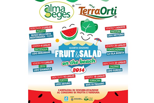 Fruit & Salad on the beach 2014