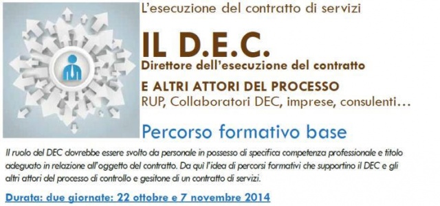 Seminario formativo sul D.E.C.