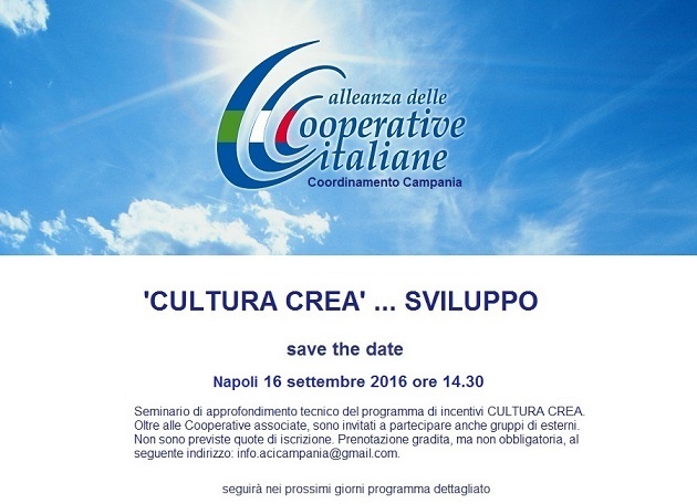 ‘CULTURA CREA’ … SVILUPPO